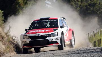 Fabian Kreim, Rally Whangarei 2016 testing