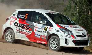 Rally Thailand 2013 - Mike Young Toyota Vitz
