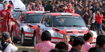 MRF Skoda, China Rally 2013