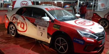 BYD hybrid rally car, Rally China 2016