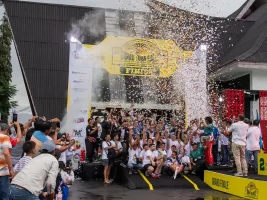 Danau Toba Rally 2023 podium, Mitsuru Kotake
