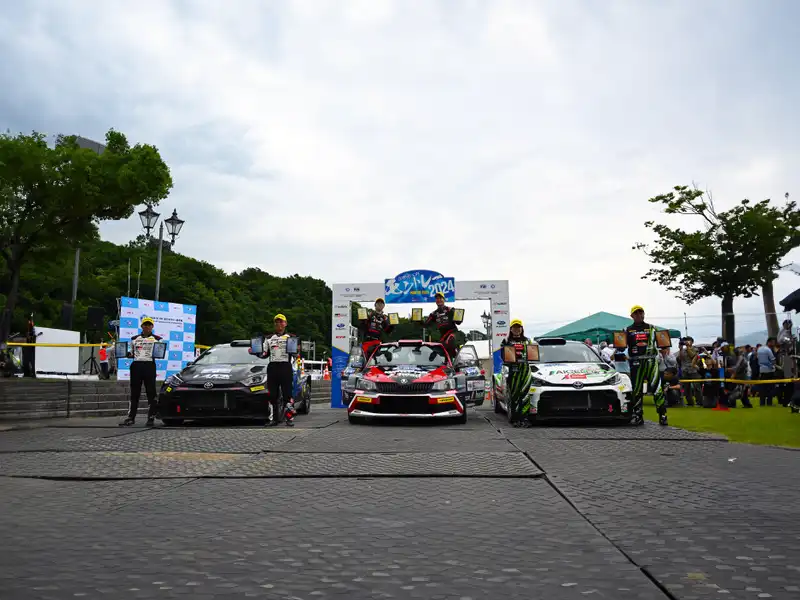 Rally Montre 2024 podium